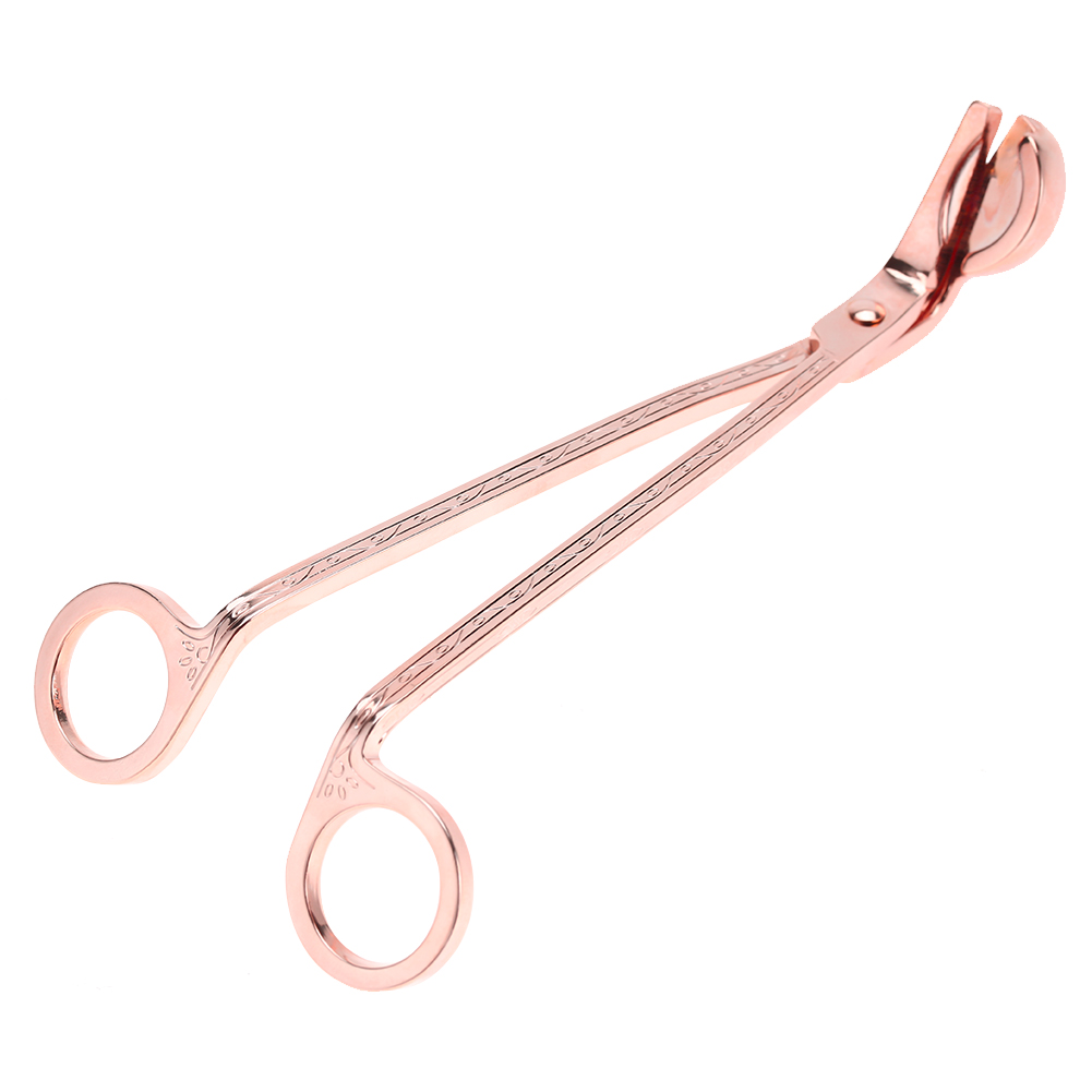 Halbkreisförmiger Dochtschneider Mit Herzclip Aus Plattiertem Edelstahl (roségold)