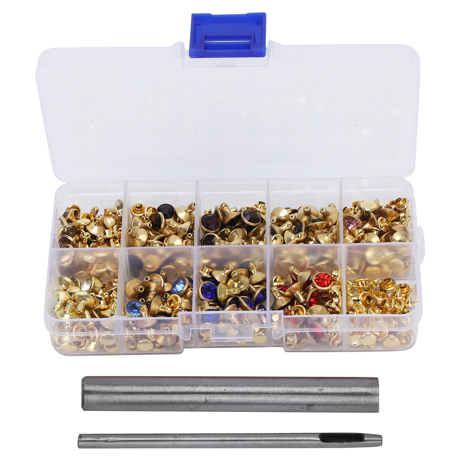 Strassnieten-set, Bunt, Diy-taschen, Hüte, Kleidung, Schuhe, Dekorationsaccessoires, 8 Mm