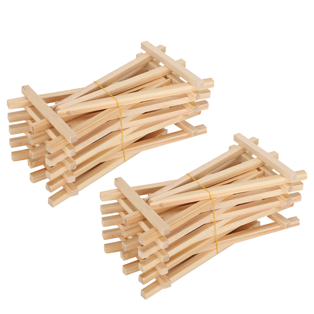 20 Mini-holzstaffeleien Zum Malen, Zeichnen Und Fotografieren, Dekorative Präsentation