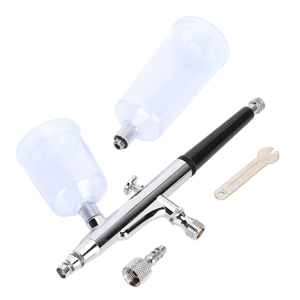 Airbrush-set, Pneumatisches Werkzeug, Doppelbehälter Für Nagelkunst, Make-up, Malerei, Spritzpistole T131