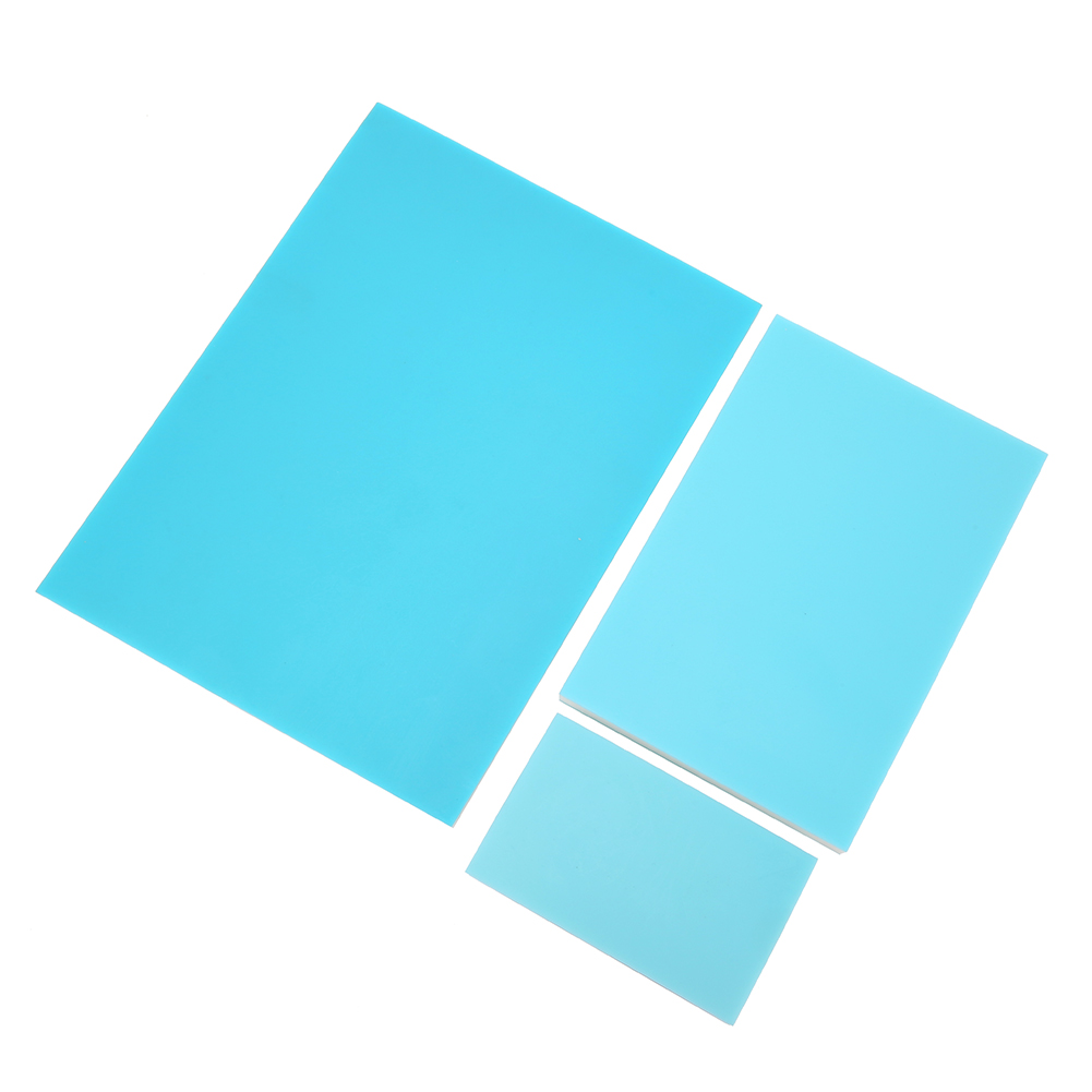 Dreilagiger Gummiblock Zum Stempeln, Gravieren Und Schnitzen, Pvc-gummiblock, Blau-weiß-blau