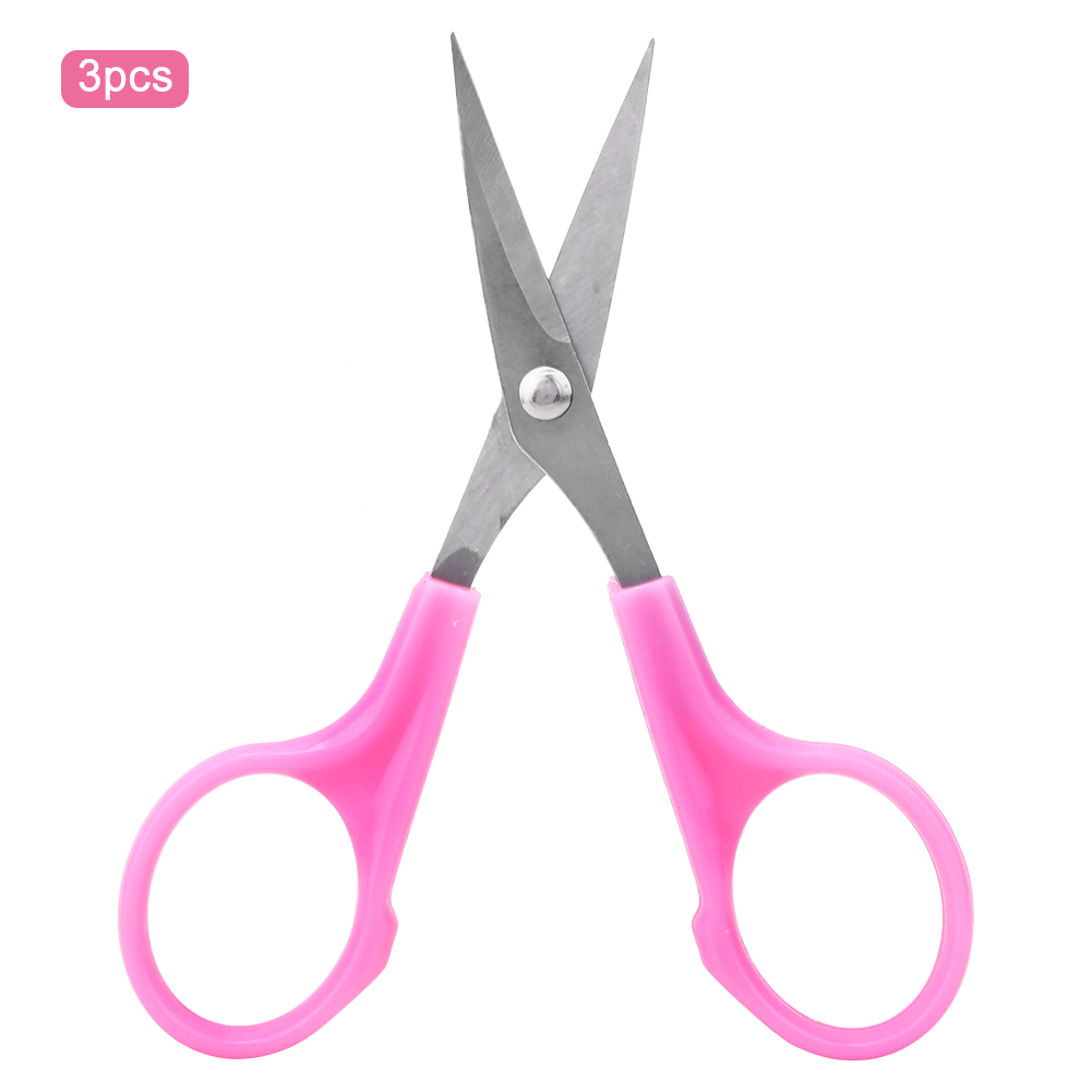 3-teiliges Set 4,5-zoll-stickscheren Mit Abgewinkeltem Griff Aus Edelstahl Und Abs-kunststoff, Handgefertigtes Bastelwerkzeug