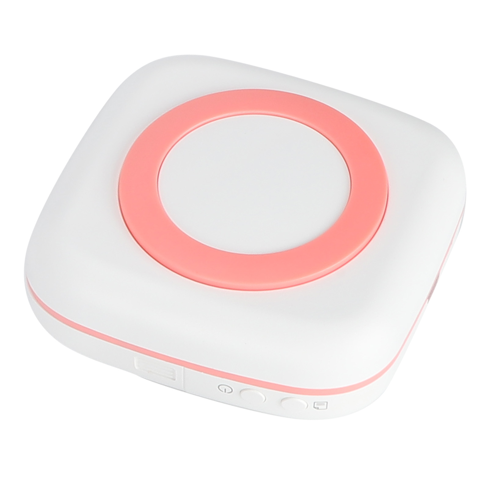 Mini-drucker 200dpi Tragbares 8,8x8,5x3,7cm Typ-c Thermodruckgerät Mit 800mah Akku (pink)