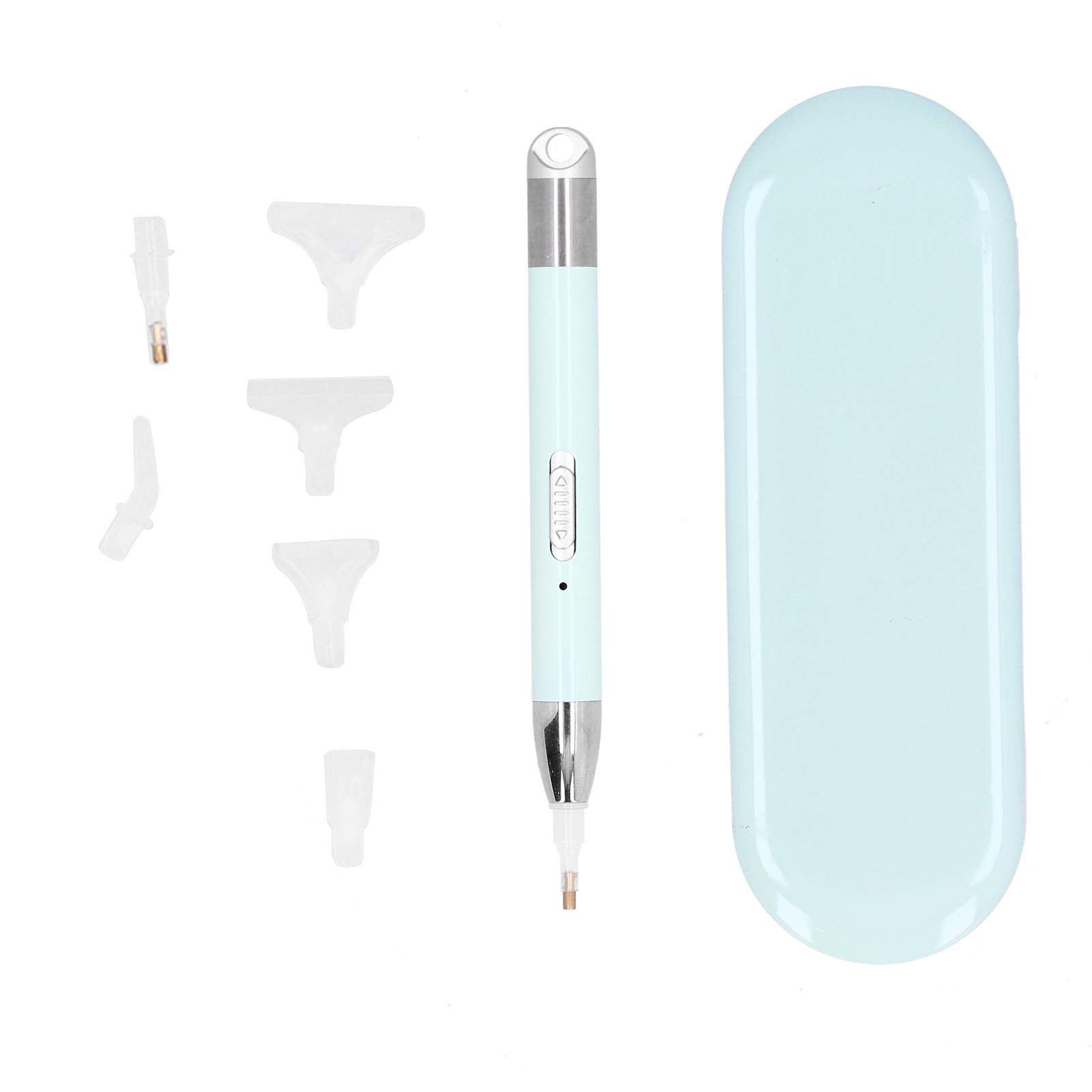 Leuchtender Bohrstift Mit Usb-ladefunktion Für Kreuzstich-applikationen Und Diamantmalerei Mit Aufbewahrungsbox (grün)
