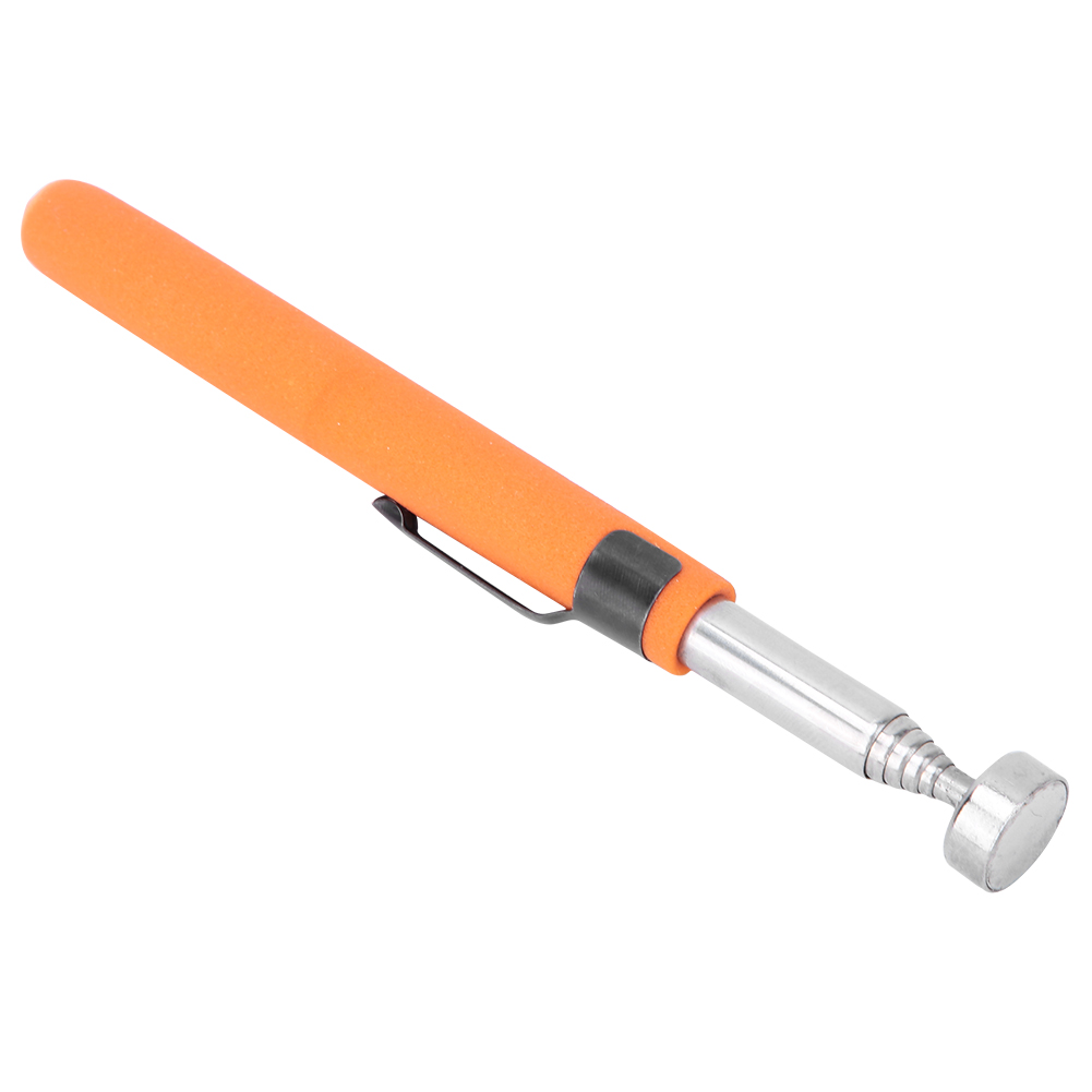 Starker Magnetischer Hebestift, Teleskopisches, Stiftförmiges Hebewerkzeug Für Schrauben Und Muttern (8 Pfund, Orange)