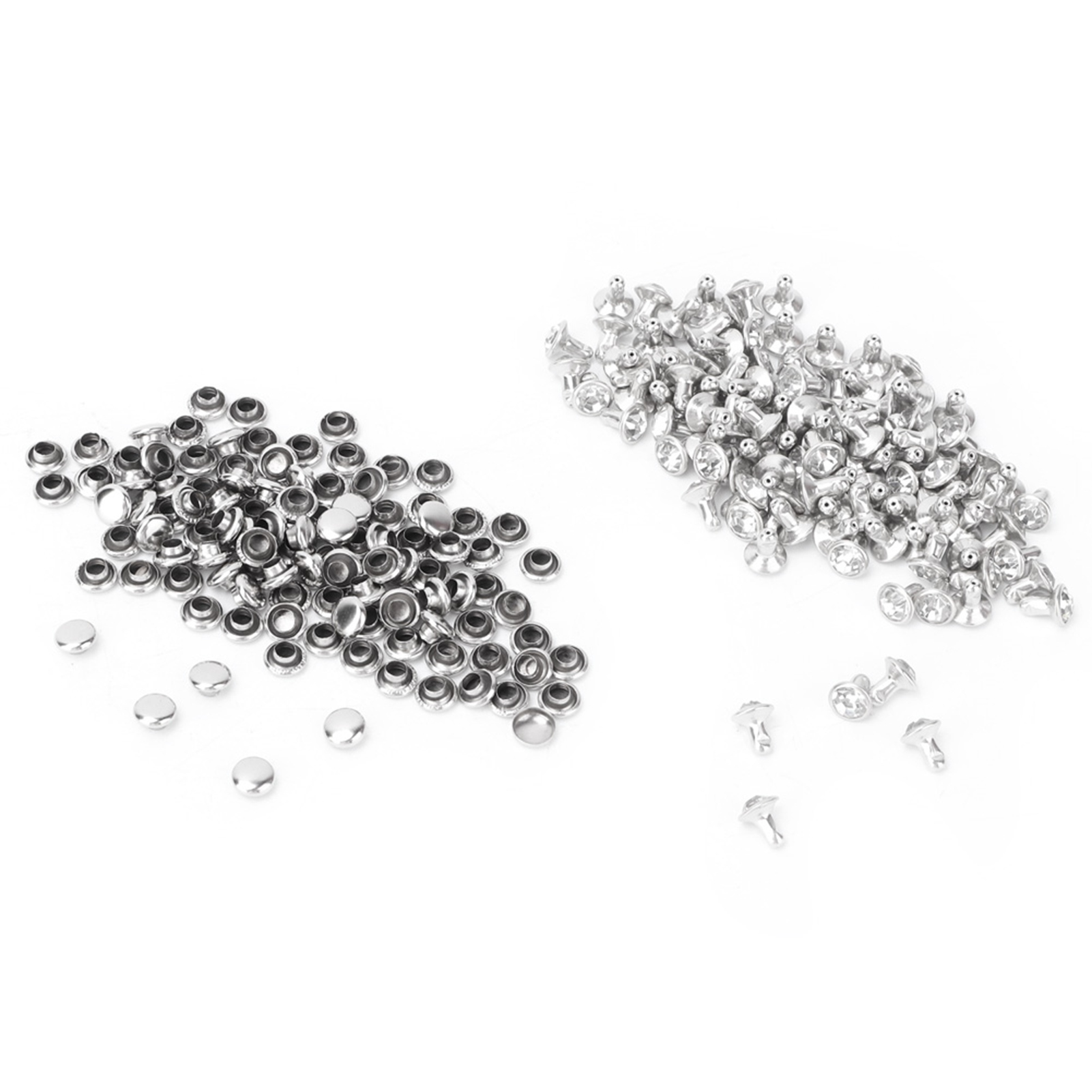 Stoffkristall-einlegearbeit, 6 Mm Nieten, Nietenkappen Für Diy-lederhandwerksdekoration (1)
