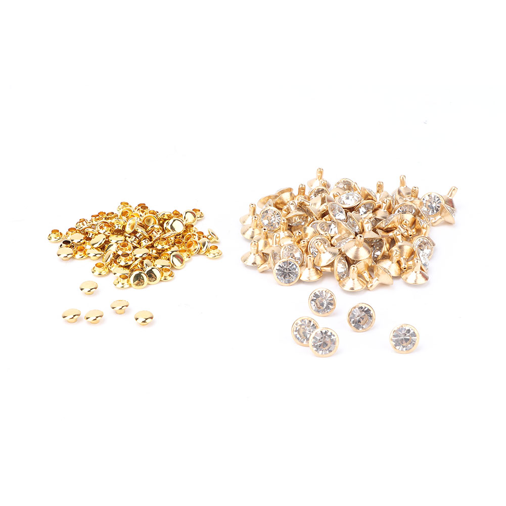 Stoffkristall-einlege-schnellnieten 12 Mm Punktnietenkappe Für Diy-lederhandwerksdekoration (4)