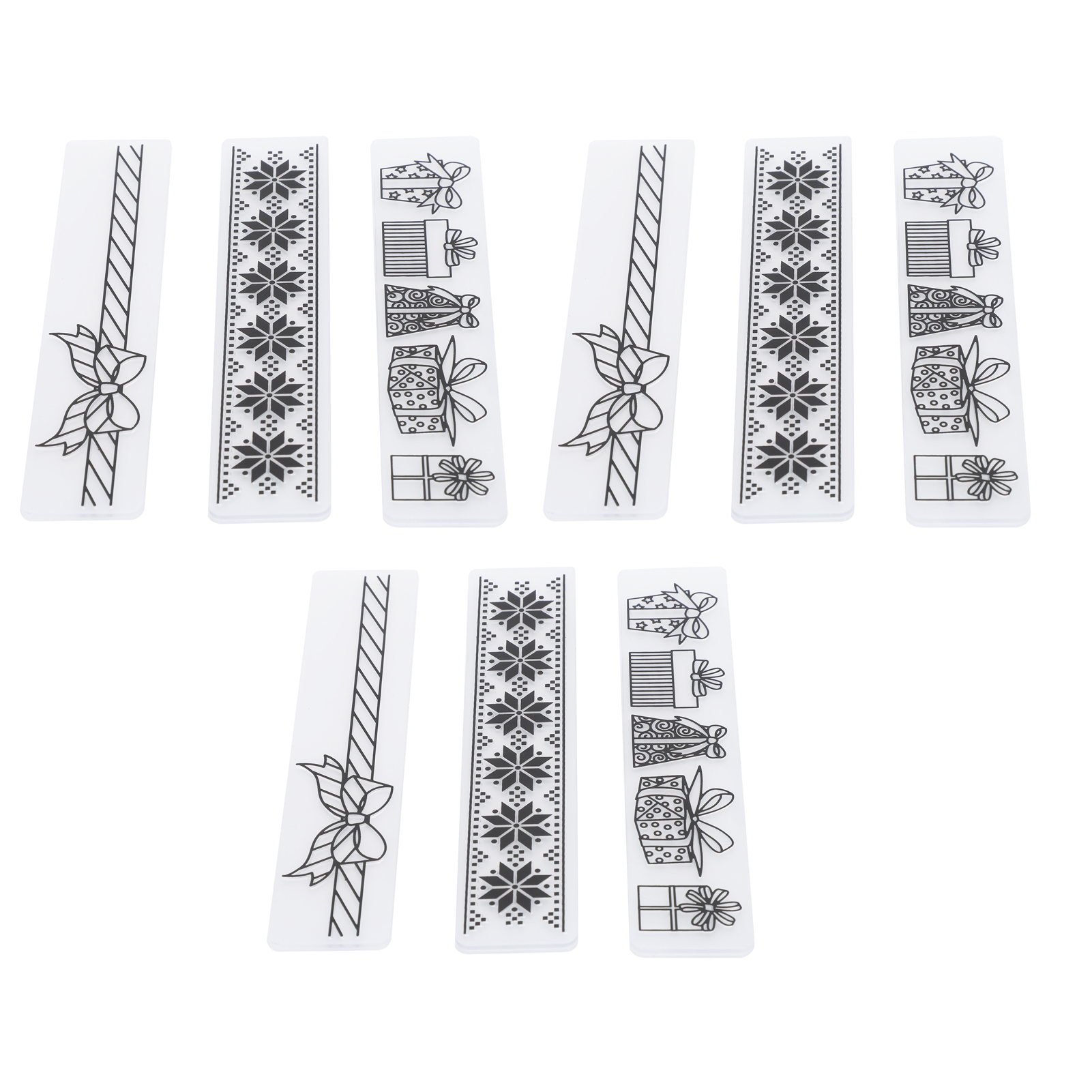 9-teiliges Set Aus Kunststoff-prägefoldern Mit Blumenmotiven – Diy-papierdekoration, Kartenbastelvorlagen Und Zubehör