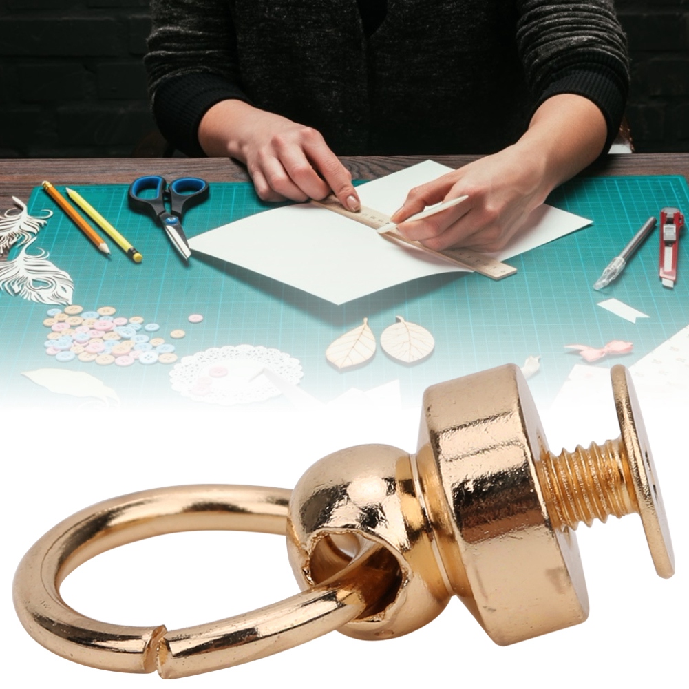 20er-set Drucknieten 9 Mm Messing O-ring-kopf Knopfnieten Für Lederarbeiten (gold)