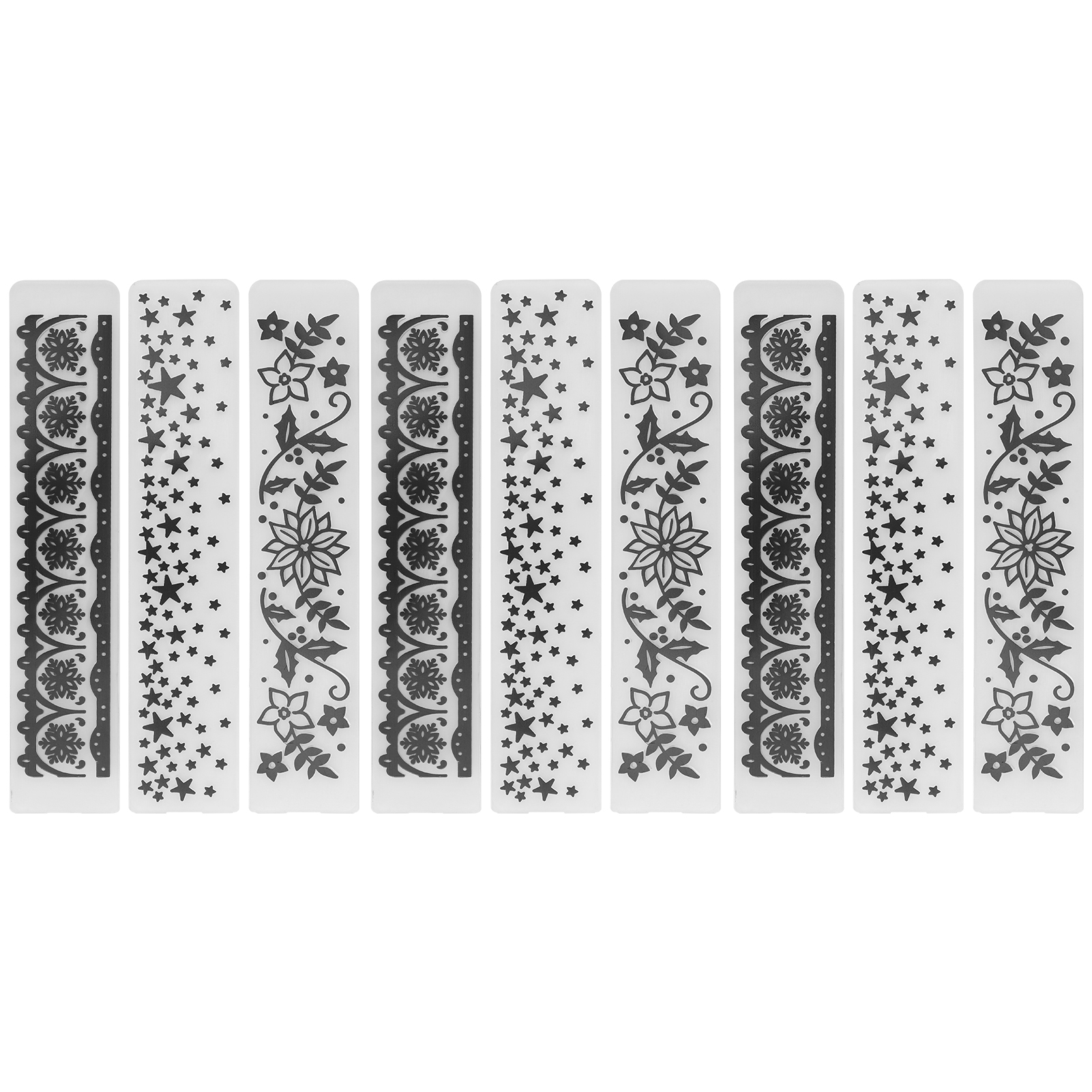 9-teiliges Prägefolder-set, Diy-kunststoff, Konkav-konvex, Geprägte Schablonen Für Papierbastelarbeiten, Karten, Scrapbooking