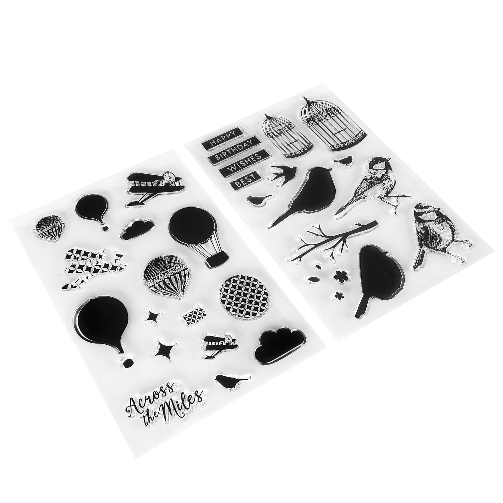 Stück Transparente Stempel, Diy, Klar, Recycelbar, Hautfreundlich, Für Kartenbasteln, Dekoration, Scrapbooking