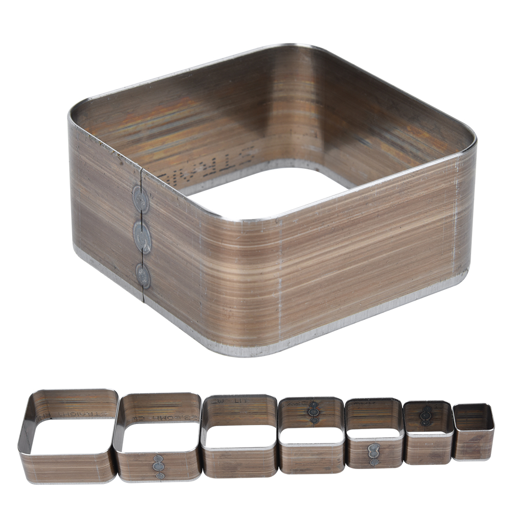7-teiliges Set Quadratischer Lederstanzformen (20–50 Mm) Zum Selbermachen – Schablonen Für Lederstanzmesser