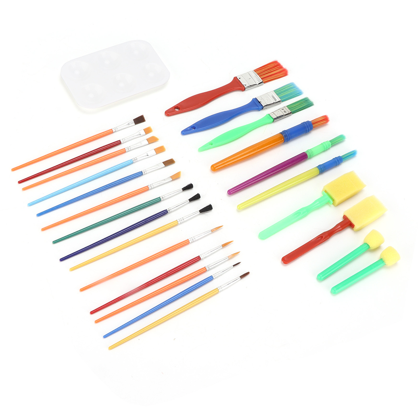 Malpinsel-set Mit 20 Verschiedenen Größen – Multifunktional, Robust, Tragbar Und Praktisch – Ideal Für Künstler, Schüler Und Kinder