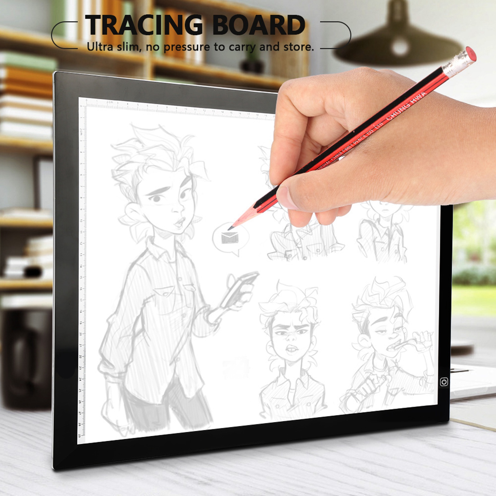 Usb A3 Led-leuchtkasten Grafiktablett Touchpad Animationsstift Skizze