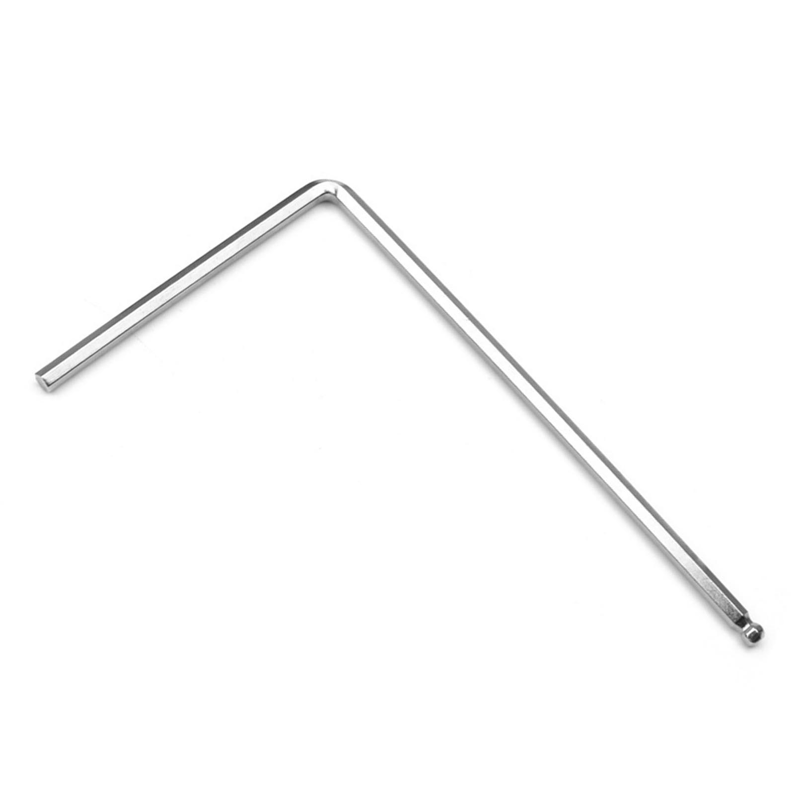 Gitarren-innensechskantschlüssel, Metall, Flacher Kugelkopf, 4 Mm, Instrumentenzubehör Für Reparatur Und Wartung, Silber