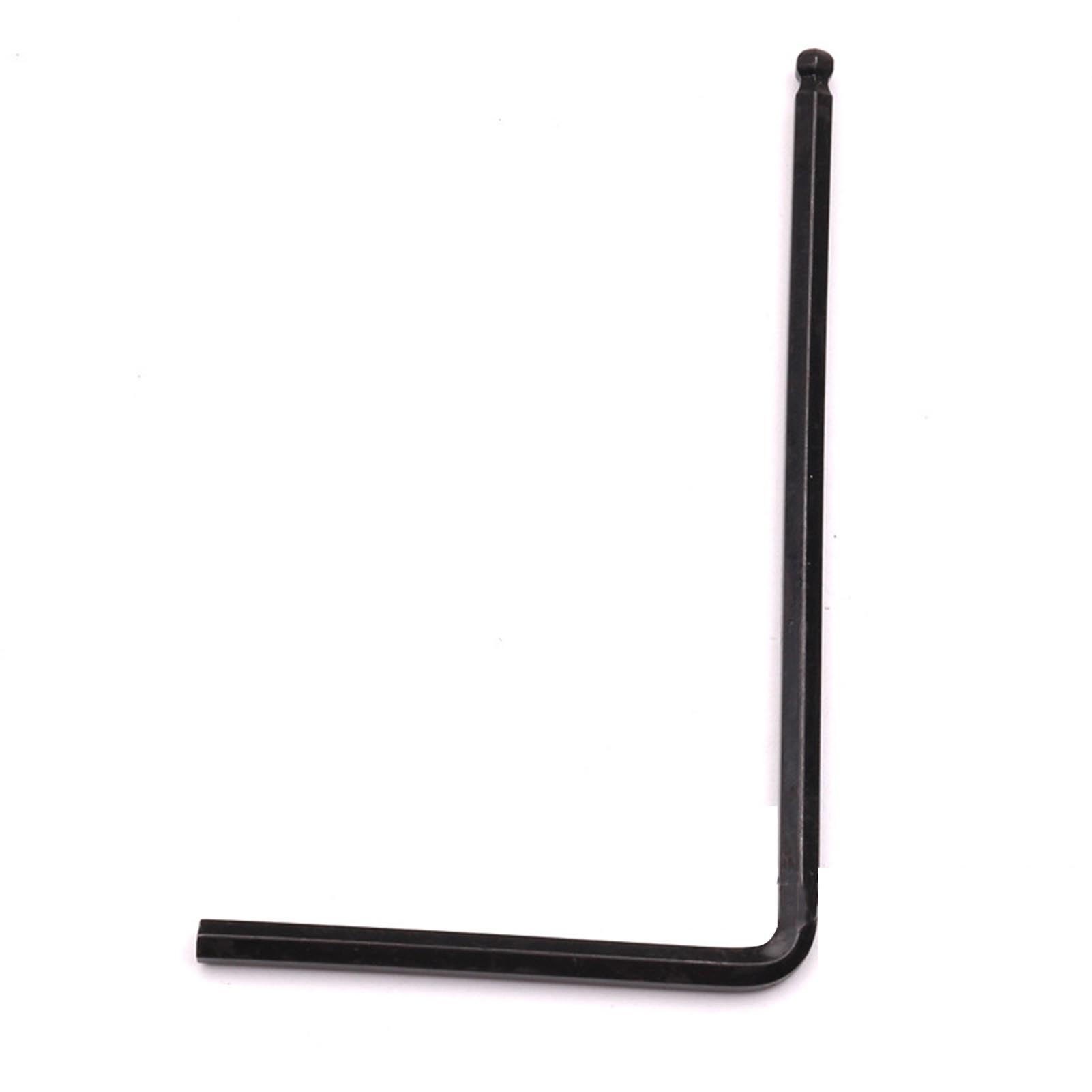 Gitarren-innensechskantschlüssel, Metall, Flacher Kugelkopf, 4 Mm, Instrumentenzubehör Für Reparatur Und Wartung, Schwarz