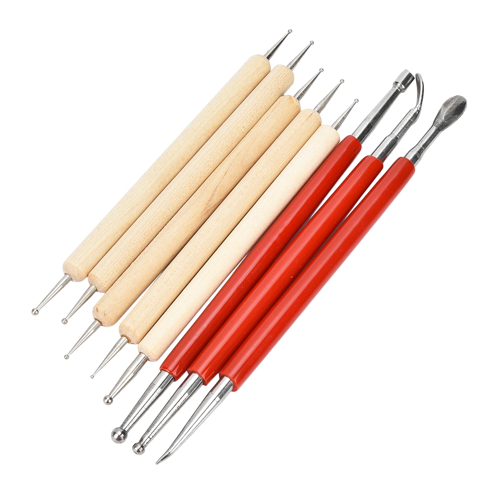 8-teiliges Diy-handwerks-lederschnitzwerkzeug-set Mit Löffel Und Doppelspitze