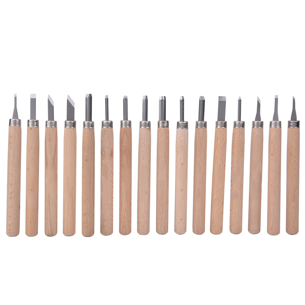16-teiliges Schnitzmesser-set Aus Hochgeschwindigkeitsstahl Für Holzbearbeitung, Gravur Und Gummistempel