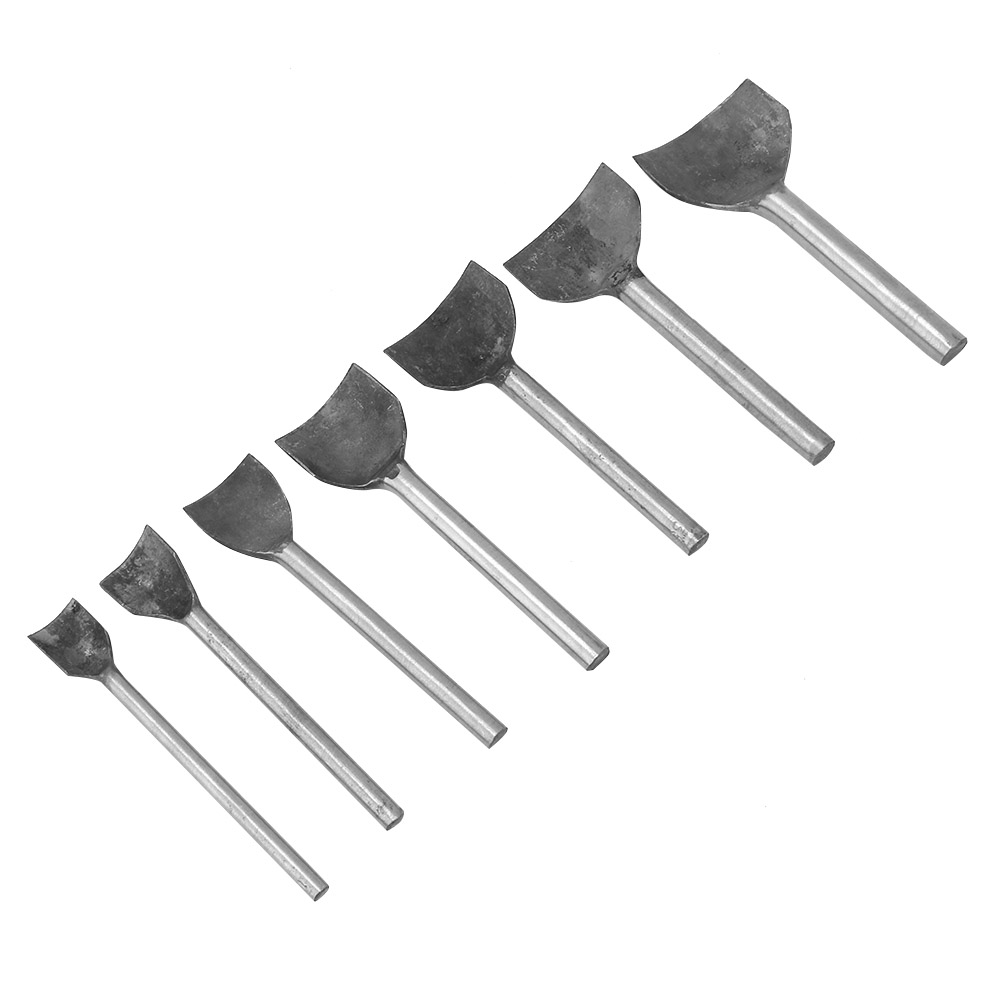 7-teiliges Lochwerkzeug-set Für Lederarbeiten: Halbrund-, Viertelbogen- Und Halbkreisstanzer (15–45 Mm)