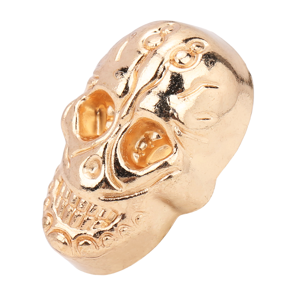 20 Stück Diy 15,66 X 25,24 Mm Punk-nieten, Gothic-ornamente / Schuhaccessoires 88 Geisterköpfe Gold