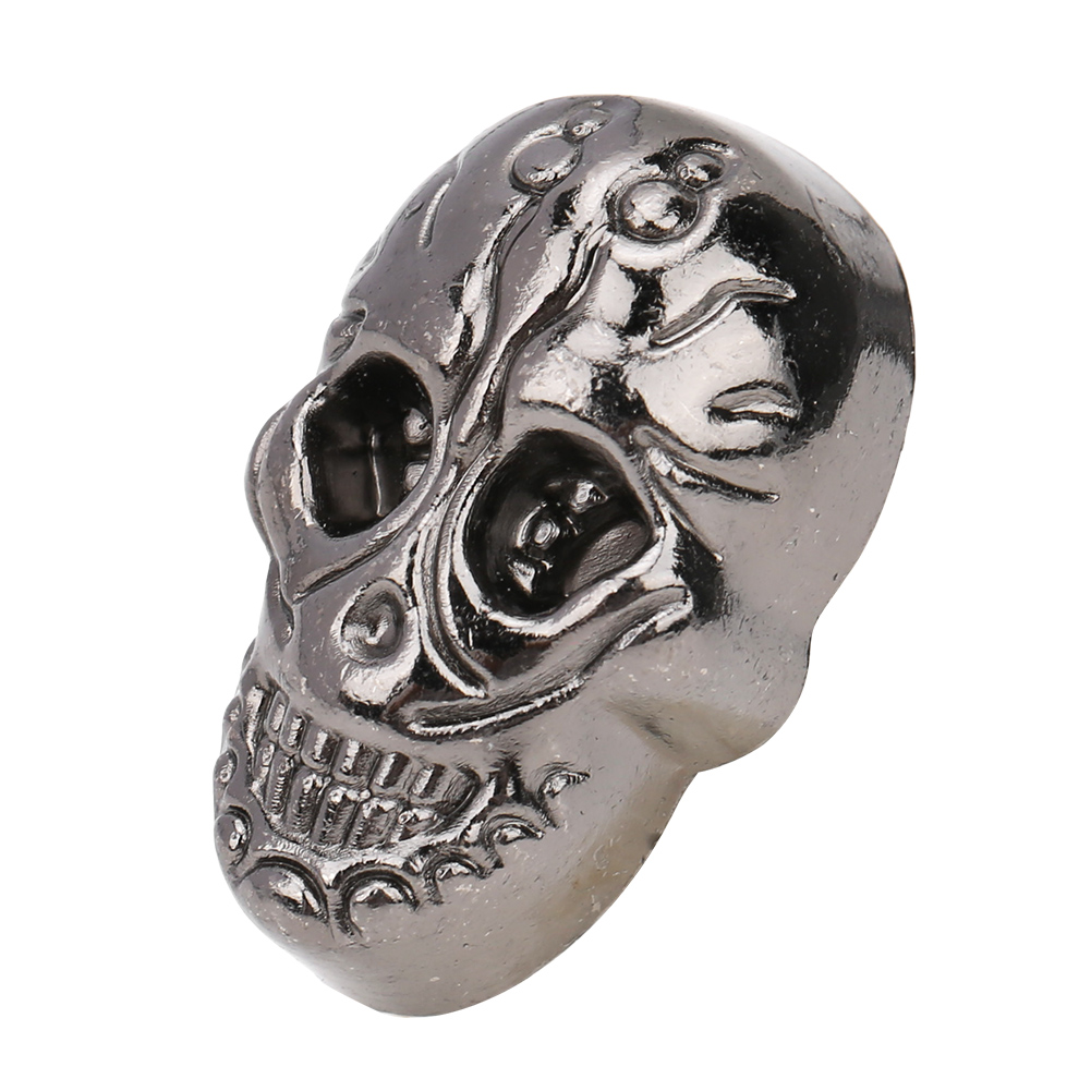 20 Stück Diy 15,66 X 25,24 Mm Punk-nieten, Gothic-ornamente / Schuhaccessoires, 88 Geisterkopf-pistolenfarben