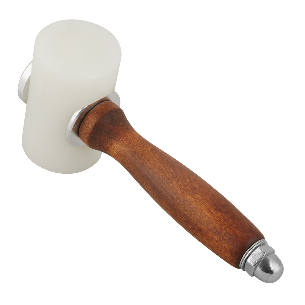 T-förmiger Leder-nylon-hammer Mit Holzgriff, Lederschnitzhammer, Bastelwerkzeug