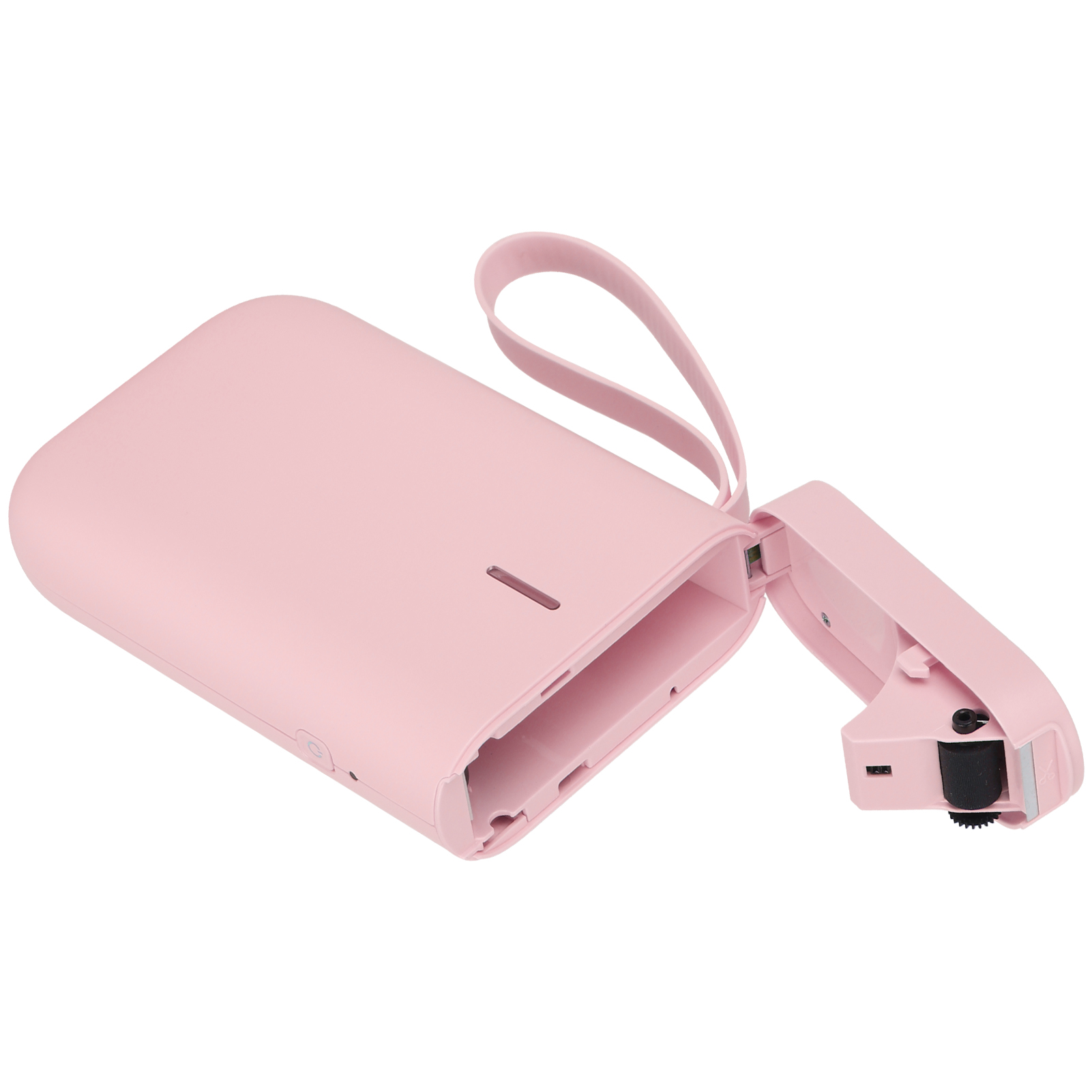 Kleiner Etikettendrucker, Tragbarer Bluetooth-thermoetikettierer Für Den Haushalt (pink)