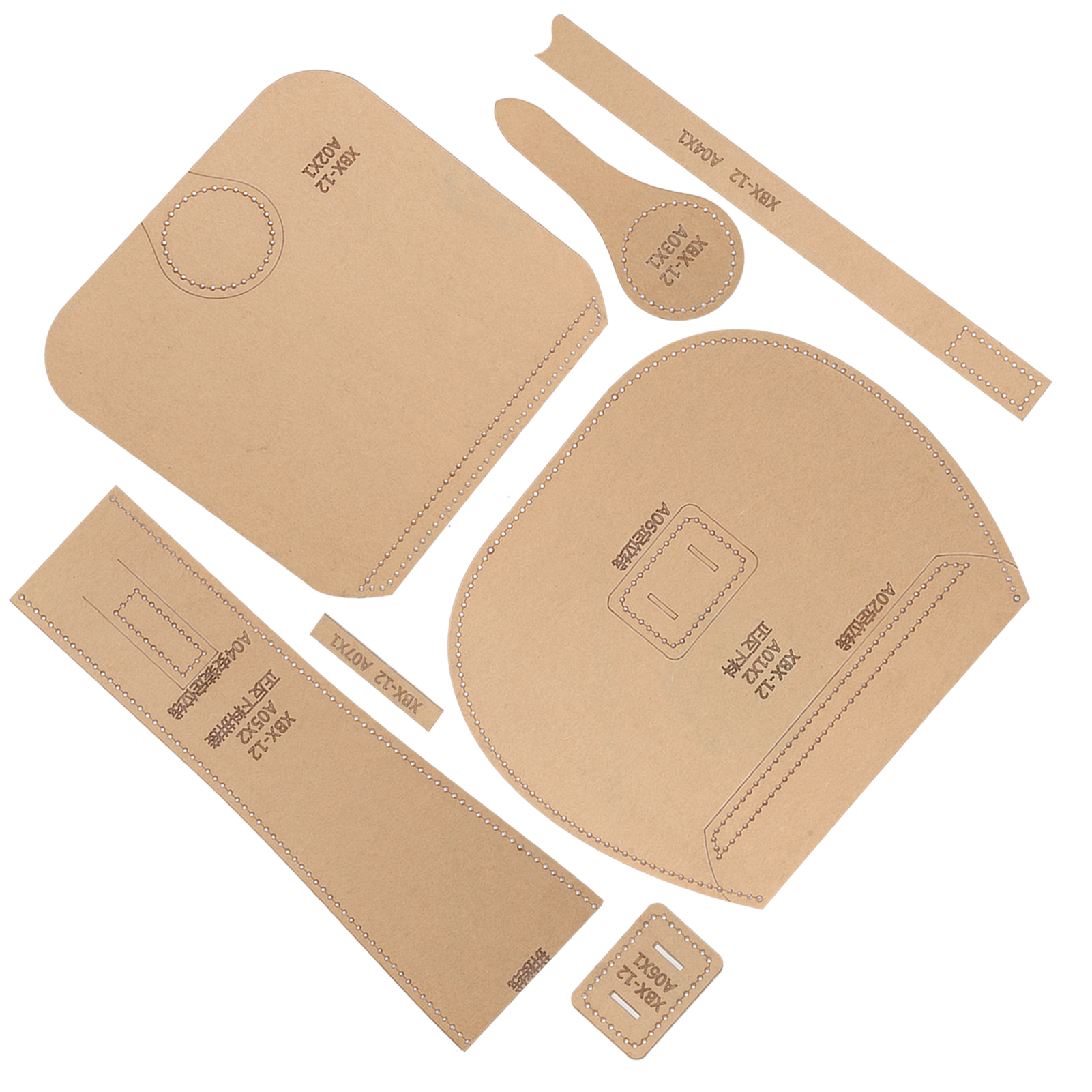 Acryl-schablone Für Lederhandwerksmuster Zur Herstellung Von Schultertaschen-zubehör (diy-materialien)