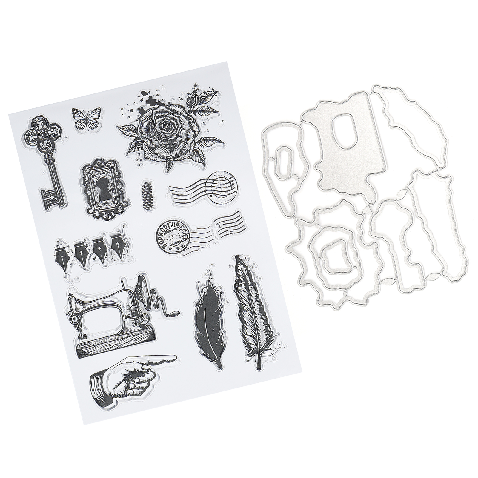 Transparenter Rechteckstempel Aus Tpr Zum Selbermachen – Dekoration Für Scrapbooking Und Kartenbasteln