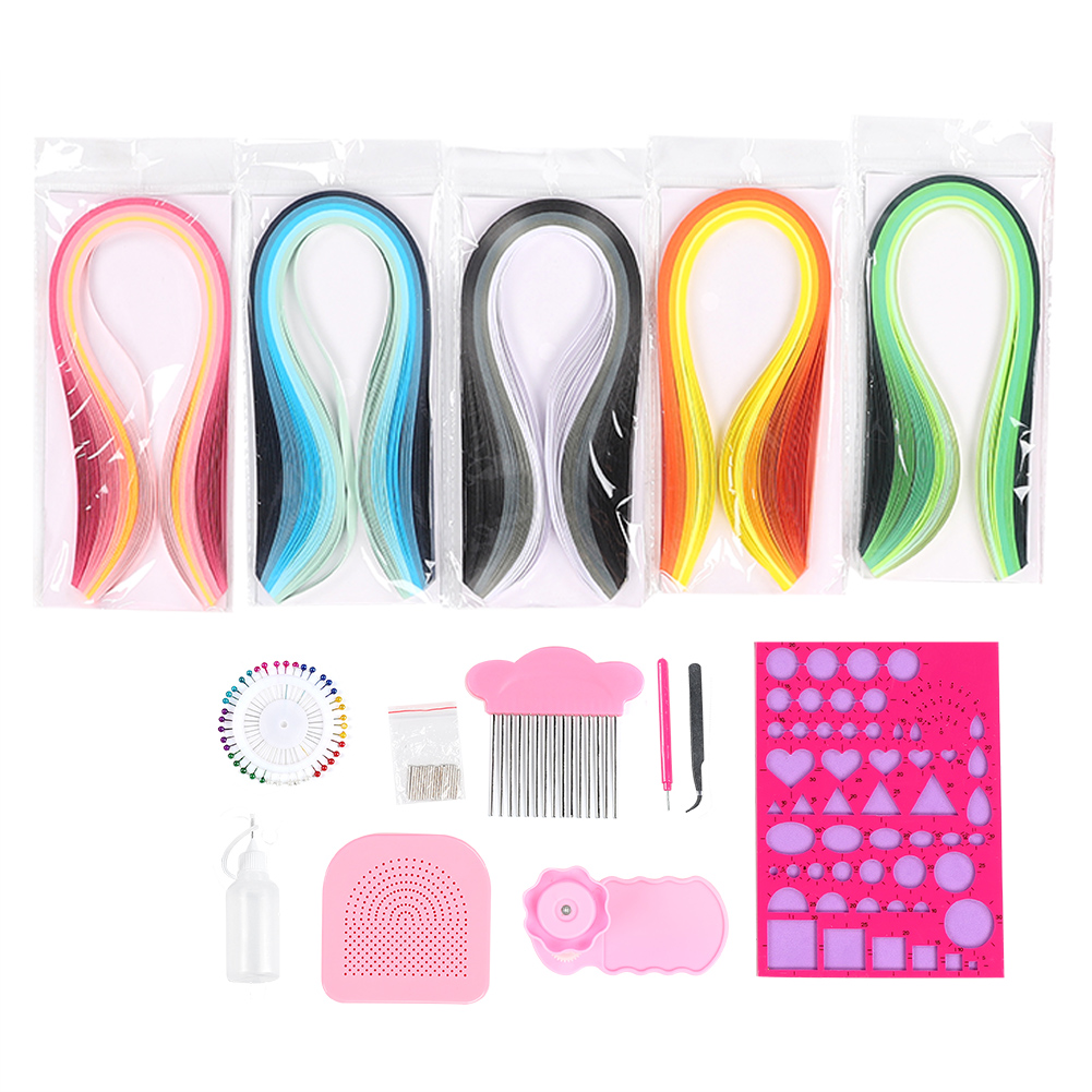15-teiliges Quilling-werkzeugset Mit Schablonenbrett Und Stiften Für Papierquilling-bastelarbeiten
