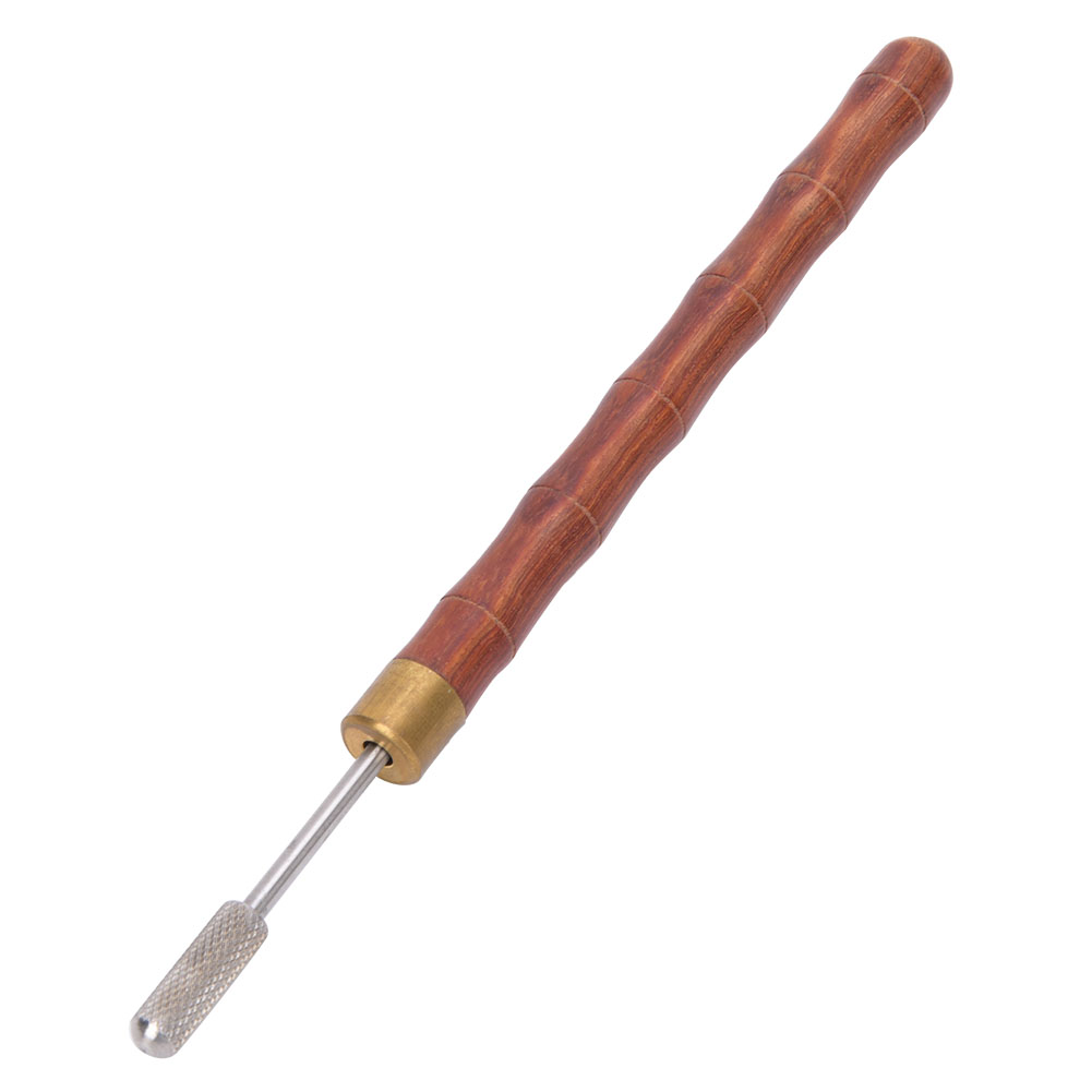 Sandelholzgriff-kantenfärbestift-applikator Diy Lederhandwerk Kantenbehandlungswerkzeug Rot
