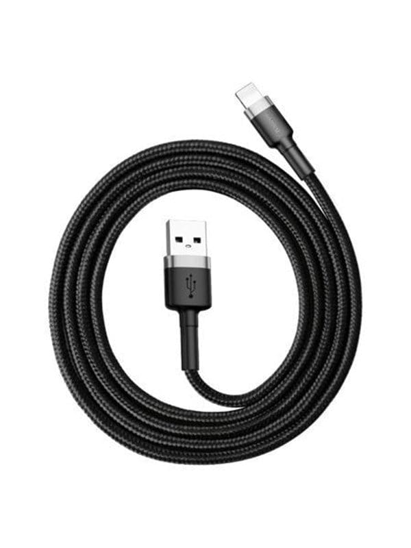 Baseus Cafule USB Lightning Cable 2.4A 0.5m (Gray+Black)