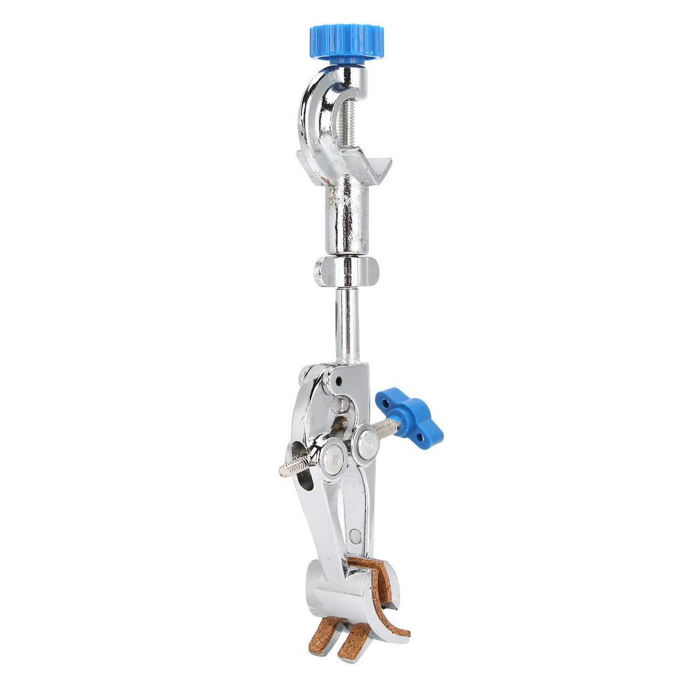 Langgriff-kolbenklemme, 4-zackig, Multifunktional, Richtungsverstellbar, Labor-metallhalter