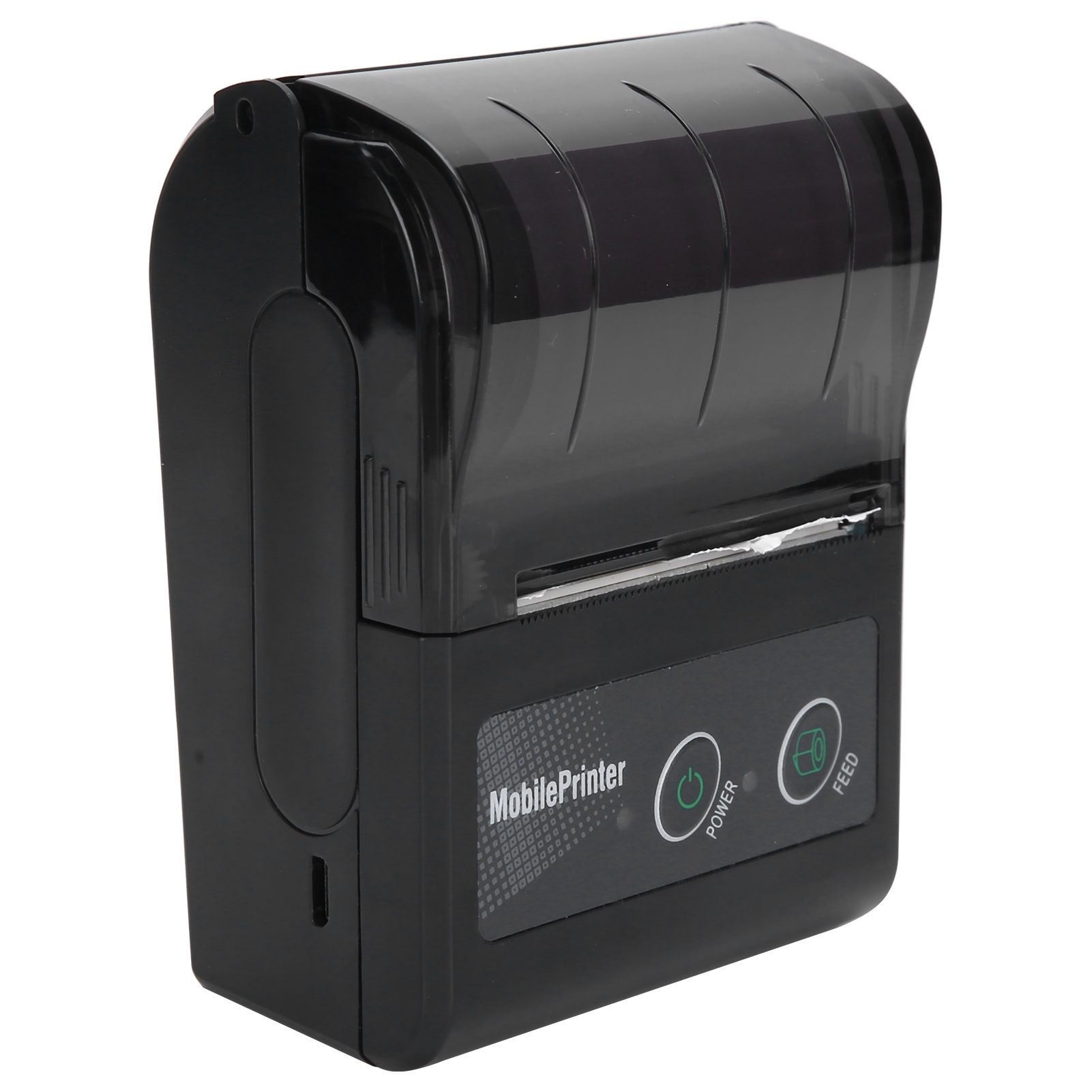 Tragbarer Bluetooth-thermodrucker Für Belege, Tickets, Ausweise Und Rechnungen – Mini-etikettenmaschine, 100–240 V, Eu-stecker