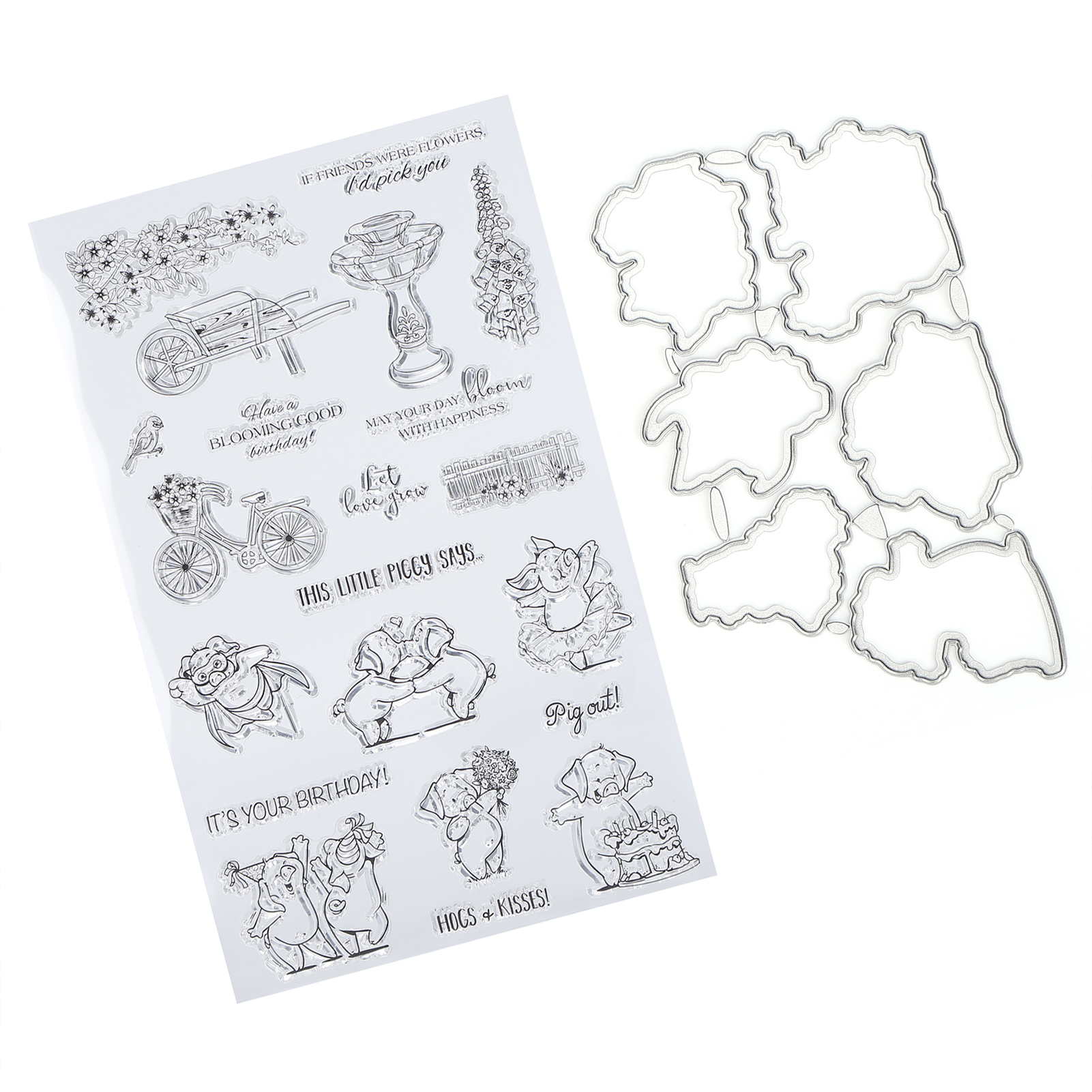 Transparenter Stempel Aus Tpr-handbuch, Grußkartenherstellungsmuster Und Dekoration Mit Messerform