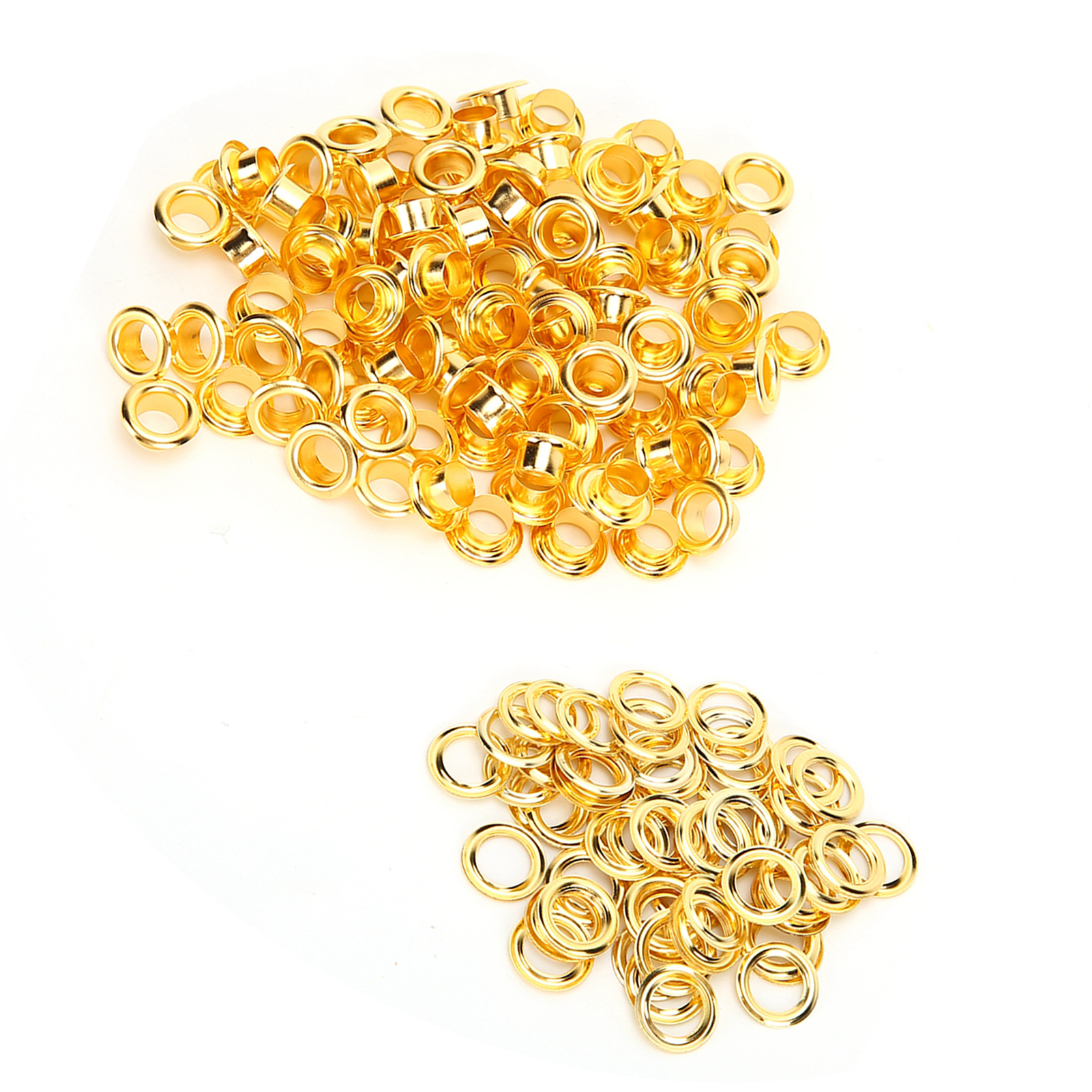 200 Stück 6 Mm Schuhösen Mit Hohlloch, Diy-handarbeit, Messing, Gold, Lederzubehör