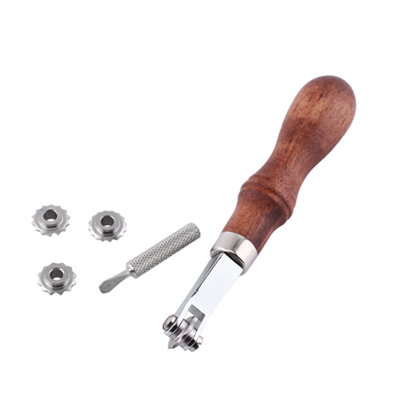1-teiliges Lederhandwerks-spacer-prägesystem-set, Ledernäh-designwerkzeug