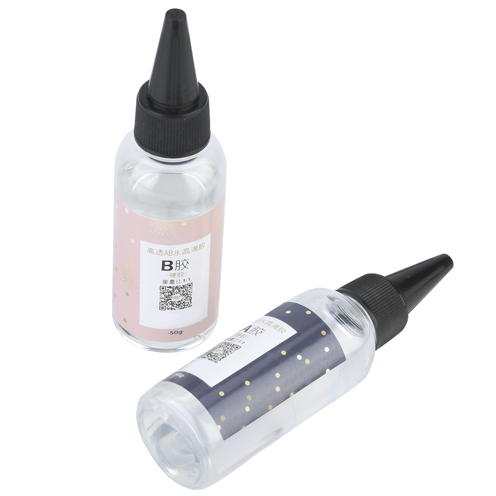 Hochtransparenter Kristallkleber Ab-tropfenkleber, Bastel-epoxidharz (100 G/3,5 Oz 1:1)