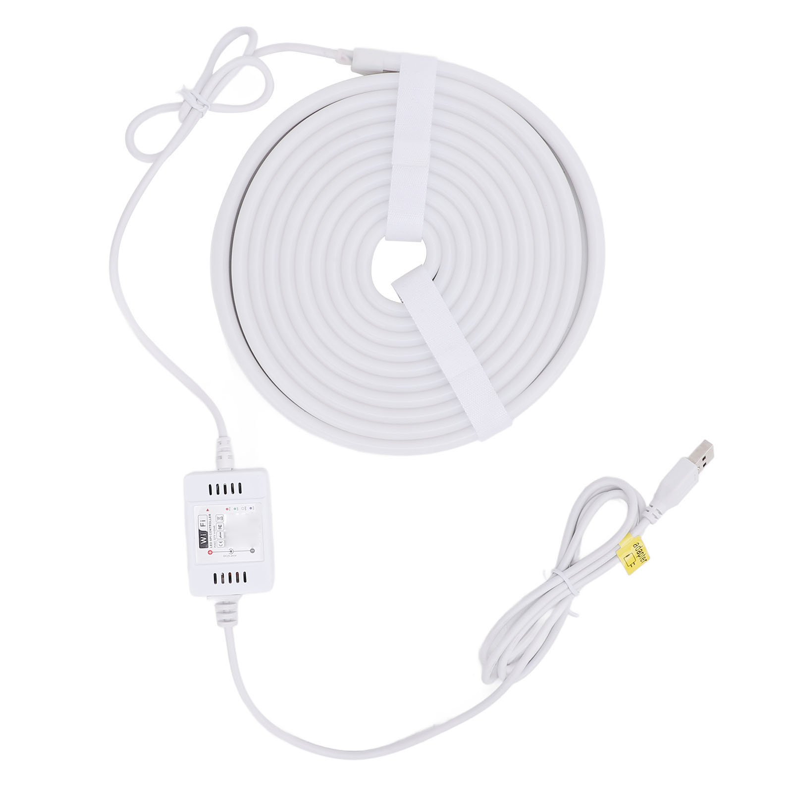 Neon-lichterkette, 3 M (9,84 Ft), Wlan, Usb, 5v-stromversorgung, Für Drinnen Und Draußen, Musiksynchronisation, Fernbedienung, Rgb-led-streifen