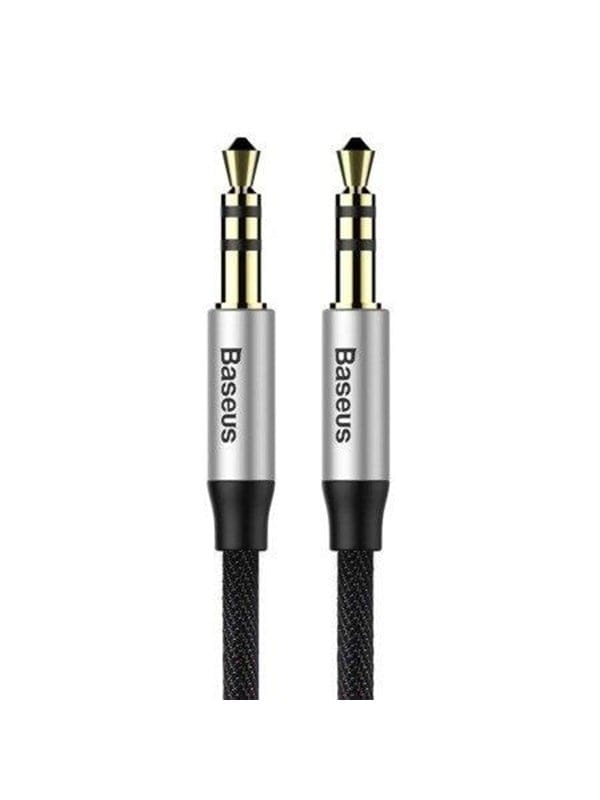 Baseus Yiven Audio Cable Cable 3.5 male Audio M30 1.5M Silver+ Black