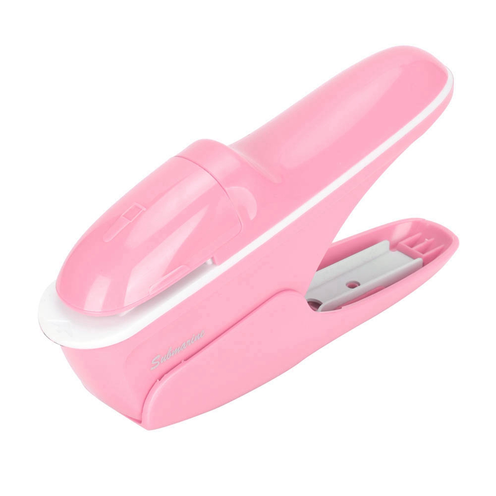 Abs-heftgerät Ohne Klammern, Buchpapier-heftgerät Ohne Klammern, Handbindegerät (pink)