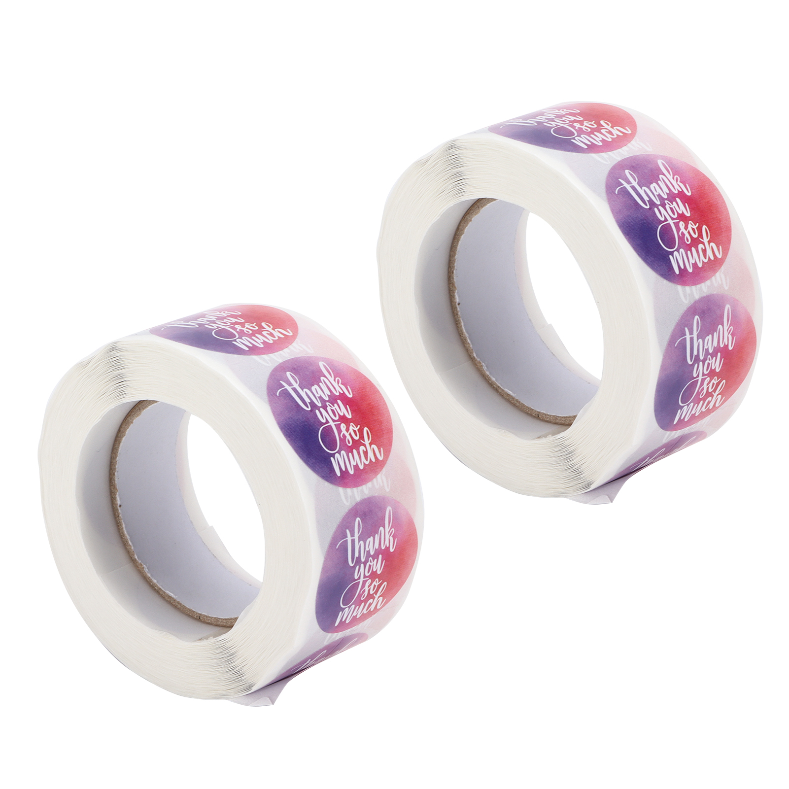 2 Stück Washi-tape Lila „vielen Dank“ Dekorative Etiketten Klebeaufkleber Scrapbooking-zubehör