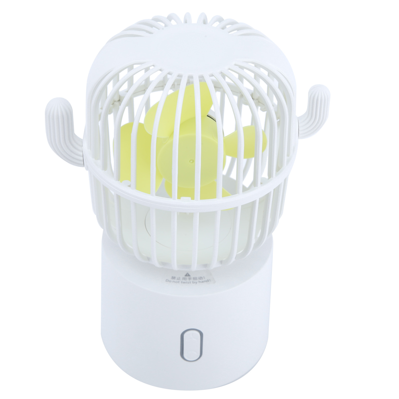 Usb-lade-miniventilator Für Den Schreibtisch, Tragbar, 3 Geschwindigkeitsstufen, Weiß – Ideal Für Zuhause, Büro Und Unterwegs.