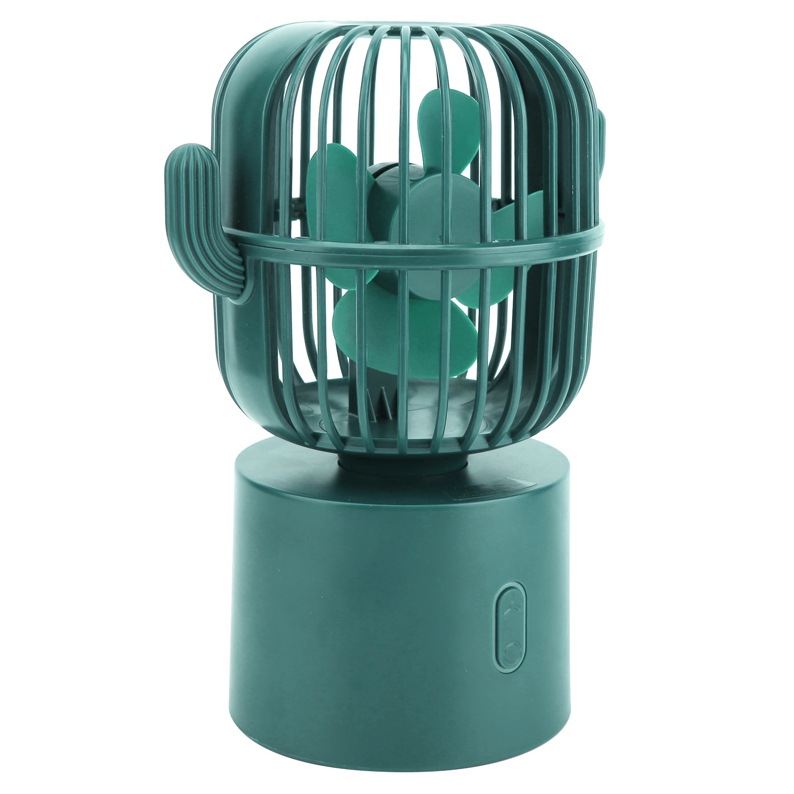 Usb-ladefunktion, Mini-tischventilator, Tragbar, 3 Geschwindigkeitsstufen, Grün