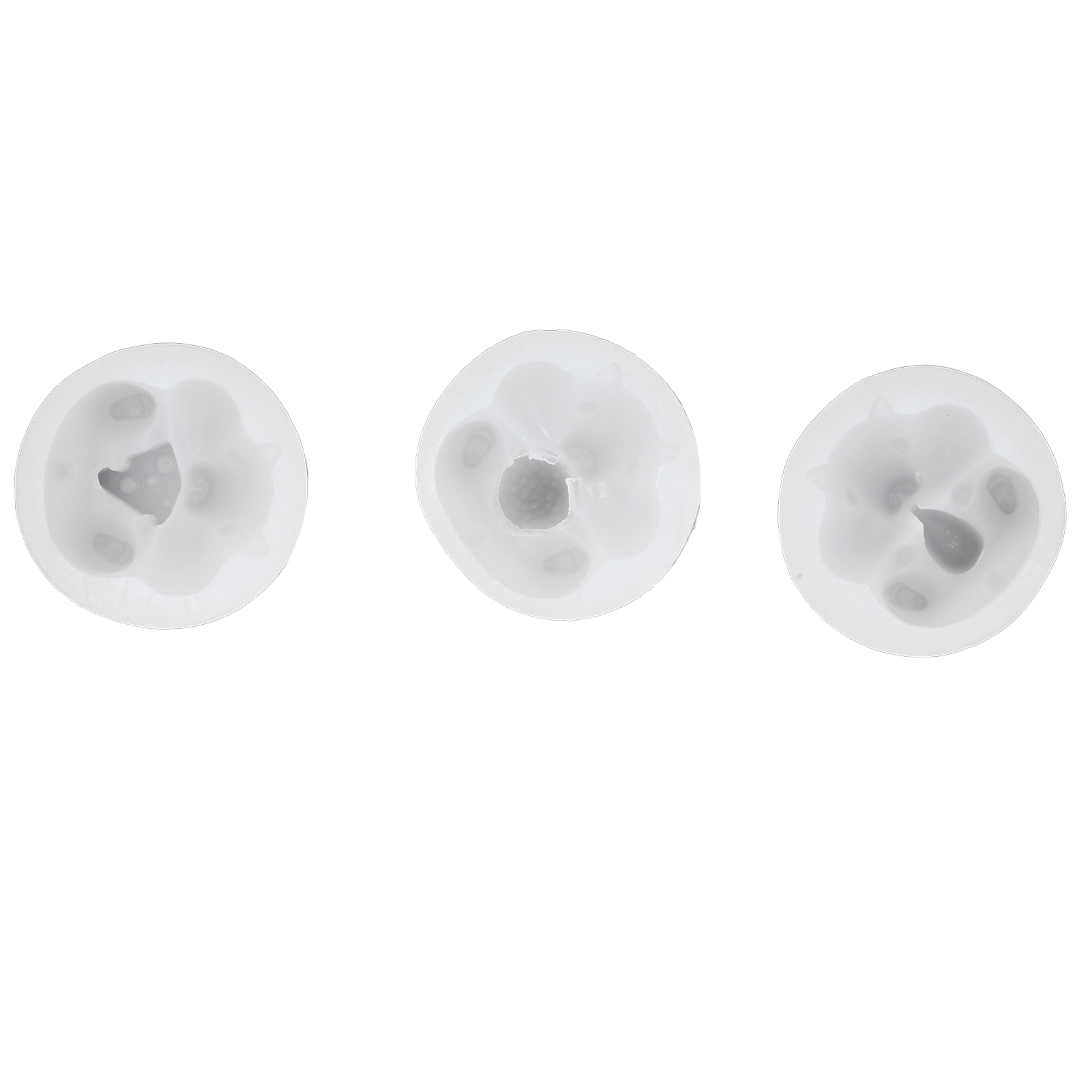 3-teiliges Set Transparenter Tierformen Zur Dekoration Von Fondant, Kerzen, Seife, Aromatherapie Und Gips
