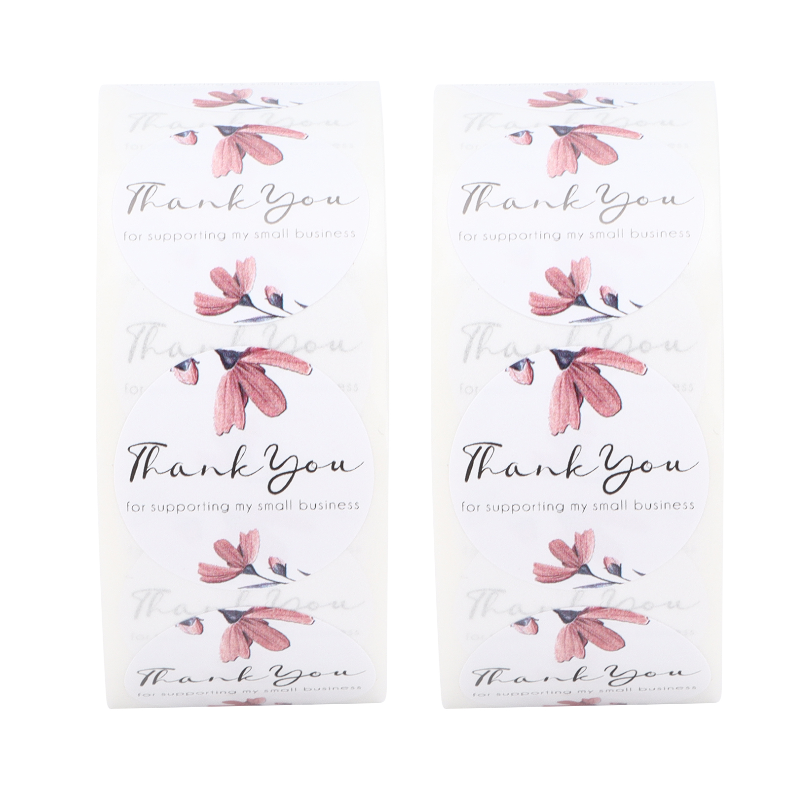 2 Stück Washi-tape, Rosa Blumen, Dankeschön-etiketten, Klebeaufkleber, Scrapbooking-zubehör