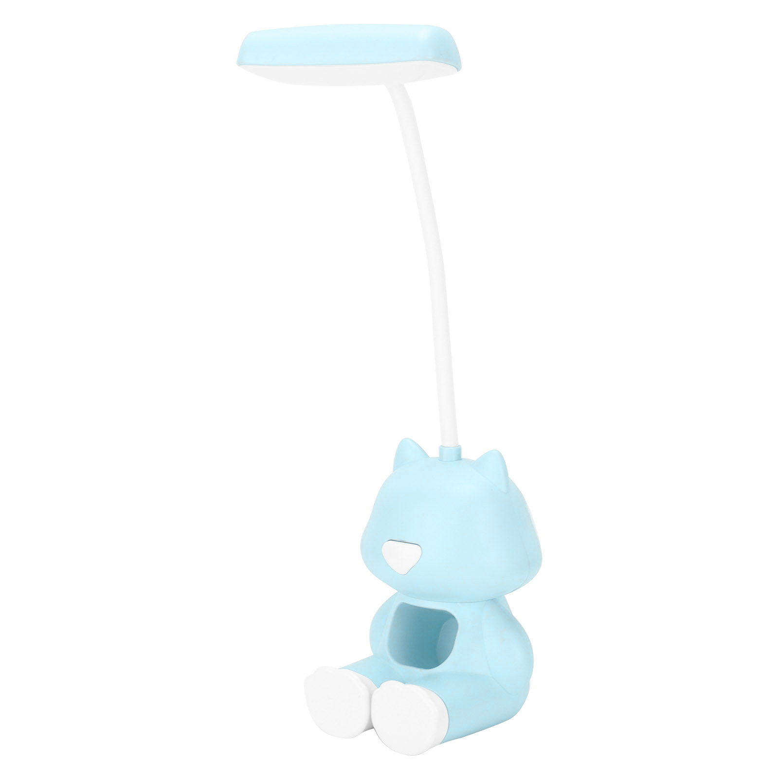 Mini-tischlampe Mit Niedlichem Bären-led-akku, Wiederaufladbar, Augenschonendes Nachtlicht Für Studentenzimmer, Grüner Bär