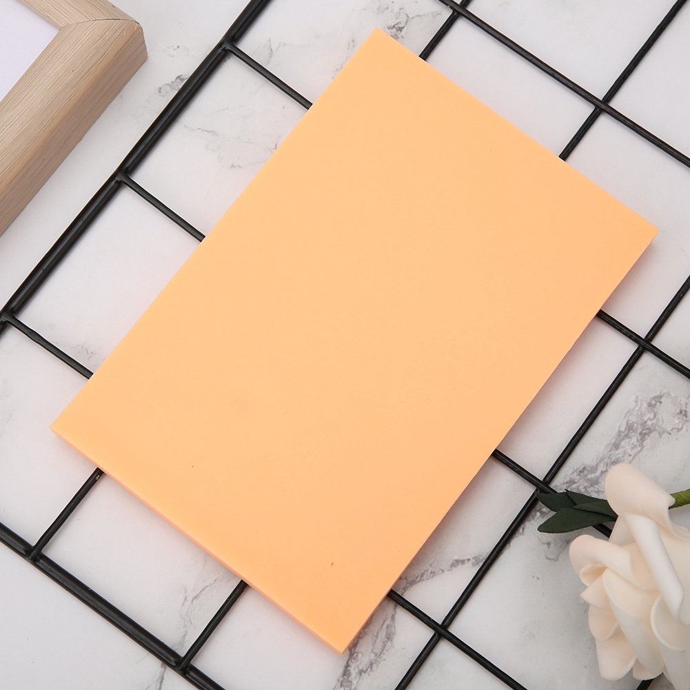 Gummistempel-schnitzblock, Anleitung Zum Selbermachen, Radiergummiblock Zum Stempeln Und Schnitzen, 15 X 10 X 0,8 Cm, Orange