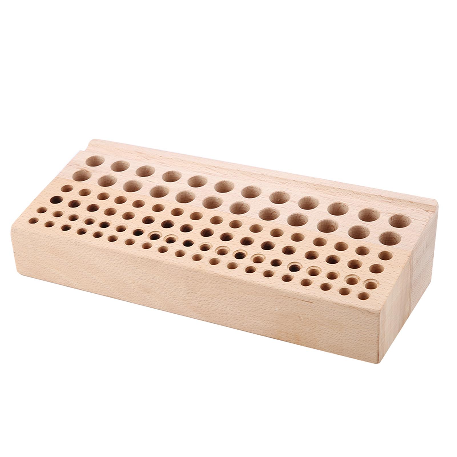 Werkzeugständer Aus Holz Mit 98 Löchern Für Lederhandwerkswerkzeuge, Lochwerkzeugständer Aus Holz, Halter Und Organizer