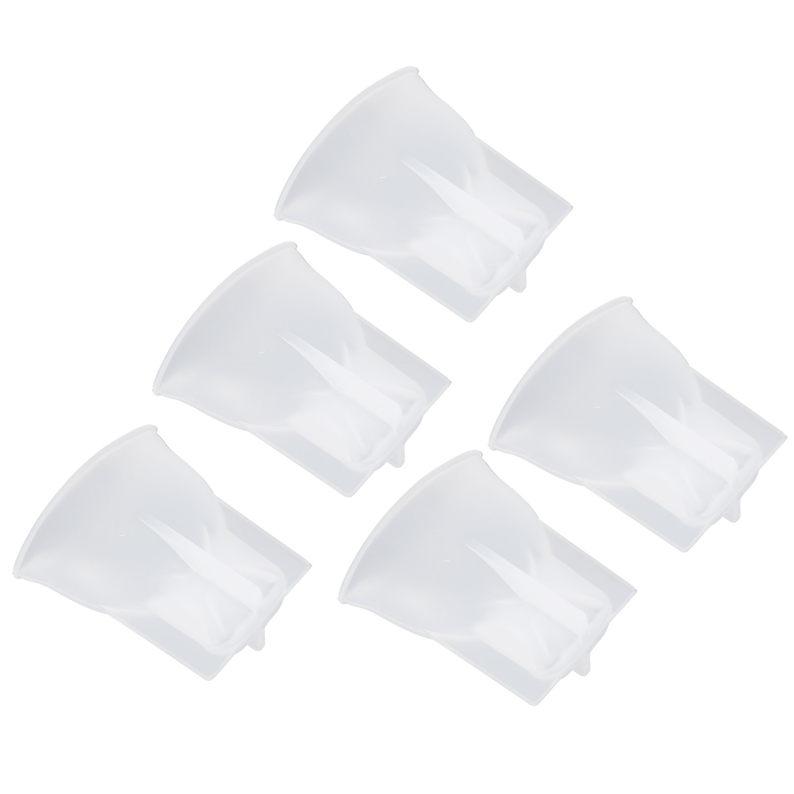5-teiliges Set Kristall-silikon-tropfenformen Für Diy-handseifendekorationen Und Bastelzubehör